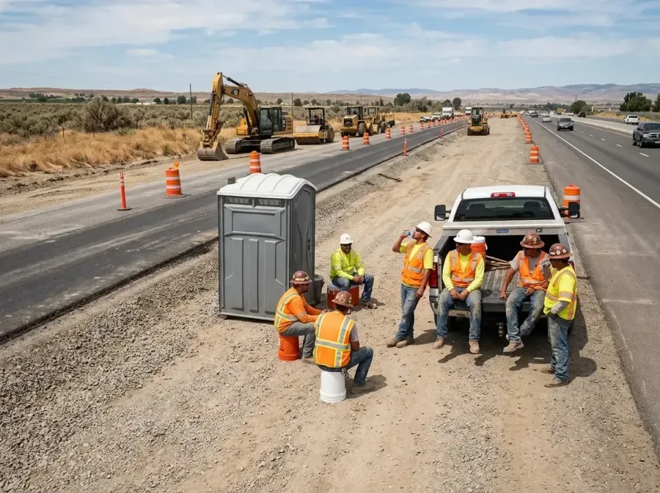 highway-road-construction-crew-007 — frequently asked questions, Porta Potty and Restroom Rentals in Lakin, KS